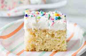 Mini Vanilla Cake Recipe