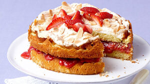 Recipe Strawberry Rhubarb Cake