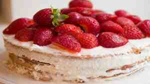 Strawberry Cassata Cake Recipe