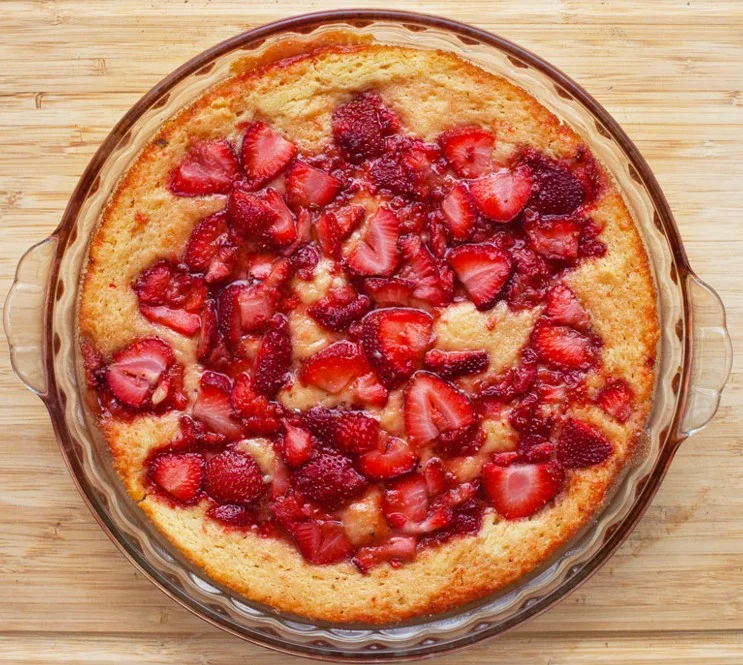 Strawberry Spoon Cake Recipe