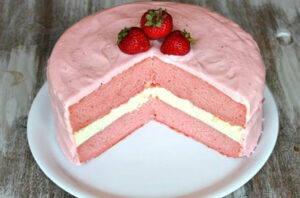 Strawberry Cream Cheese Cake Recipe
