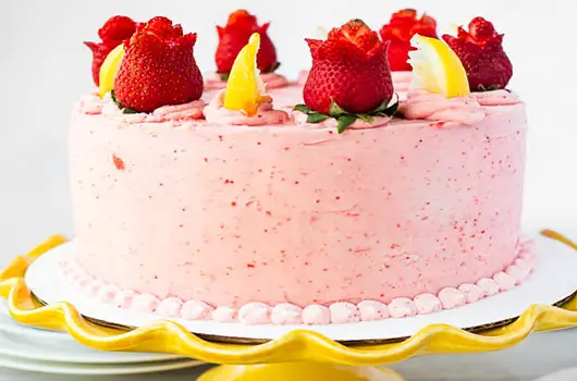 Strawberry Lemon Cake Recipe