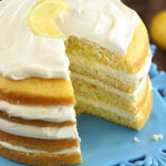Italian Lemon Cream Cake Recipe
