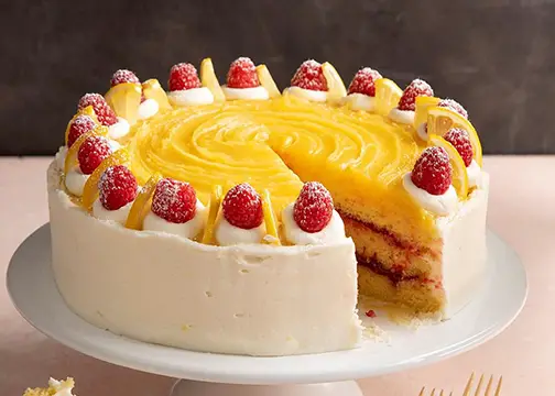 Lemon Raspberry Cake Recipe