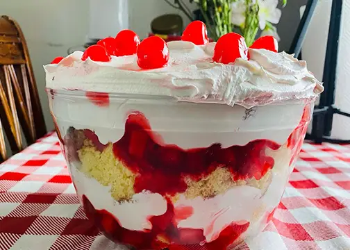 Strawberry Punch Bowl Cake Recipe