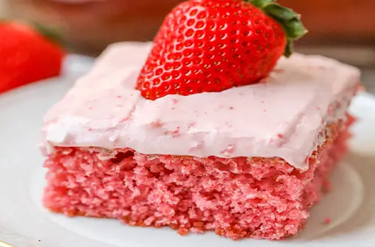Strawberry Sheet Cake Recipe 