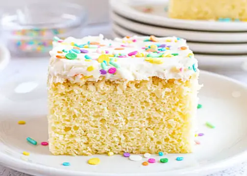 Vanilla Sheet Cake Recipe