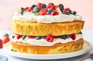 Vanilla Cake With Fruit-Filling Recipe