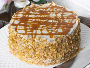 Vanilla Crunch Cake Recipe