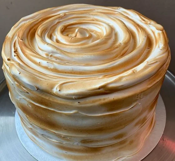 Vanilla Meringue Cake